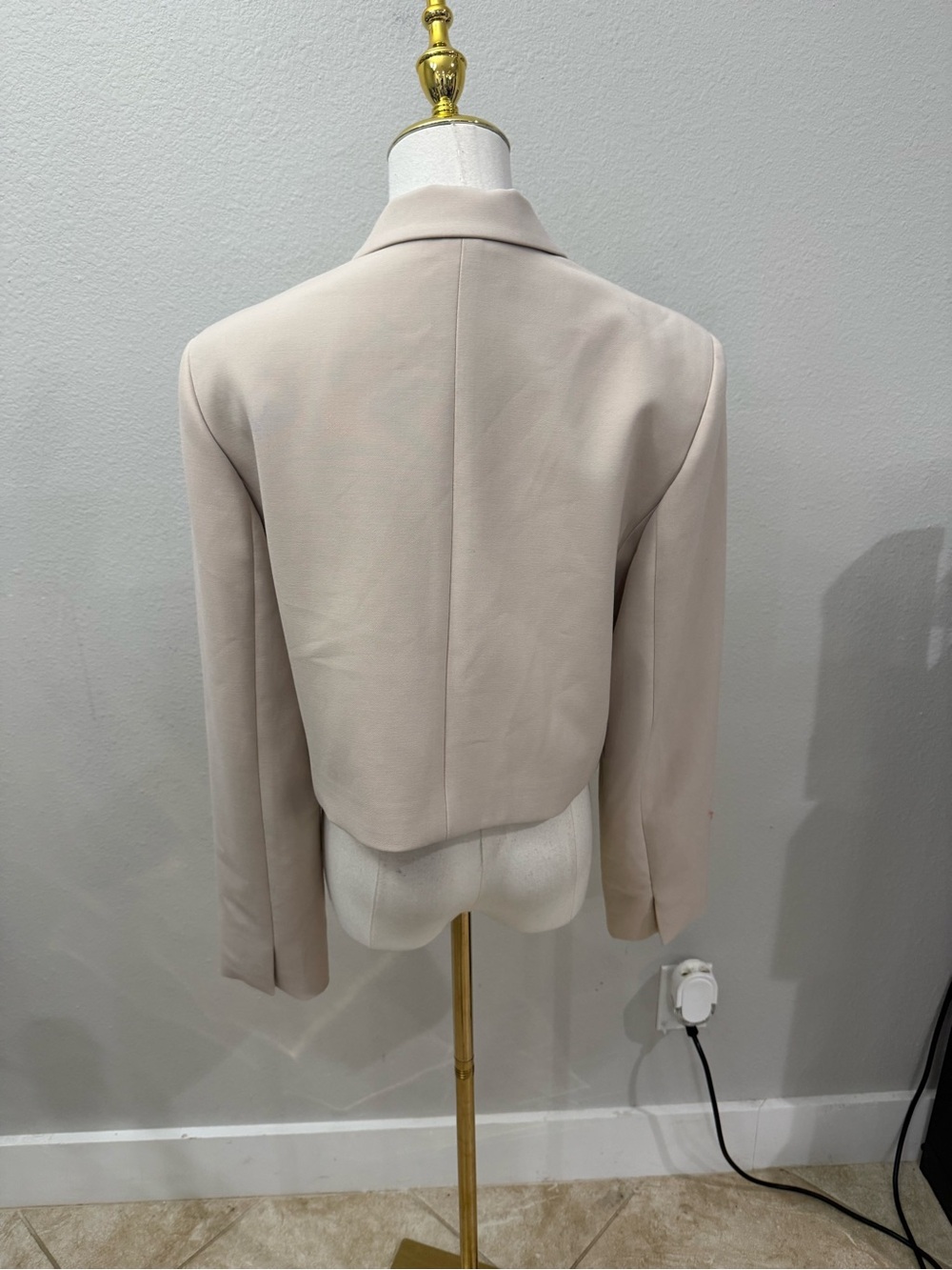 Ten By Babaton Aritzia Sz L Crop Blazer - Picture 3 of 4